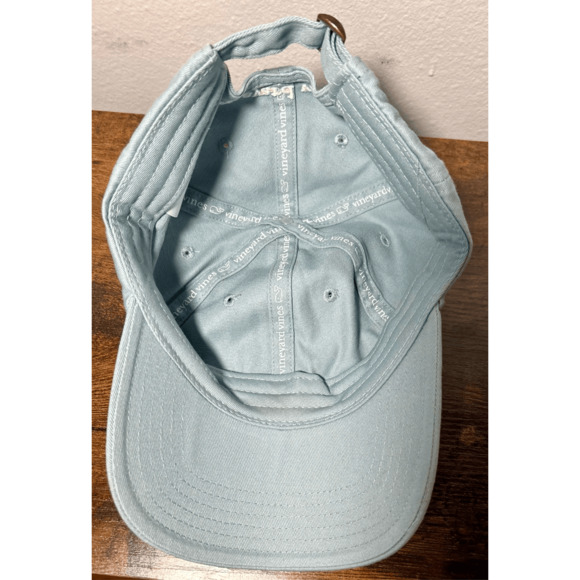 Vineyard Vines Unisex Aqua Marine Blue Adjustable Cap Gently Used - Picture 11 of 12